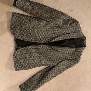 Silver patterned ASOS blazer
